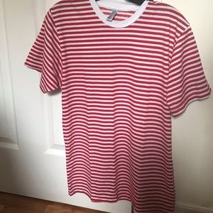 Striped red t shirt